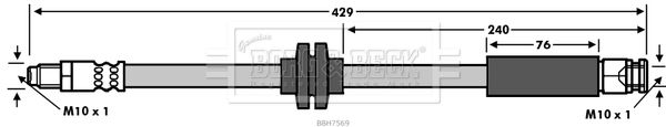 BORG & BECK Jarruletku BBH7569